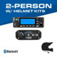 Kawasaki Mule / Teryx 696 Complete Communication System with Helmet Kits by Rugged Radios